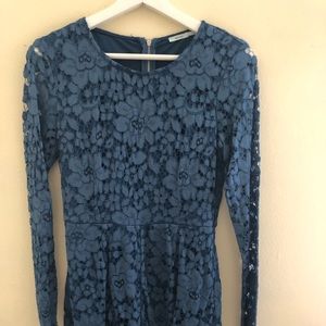 UO Teal Eyelet Romper